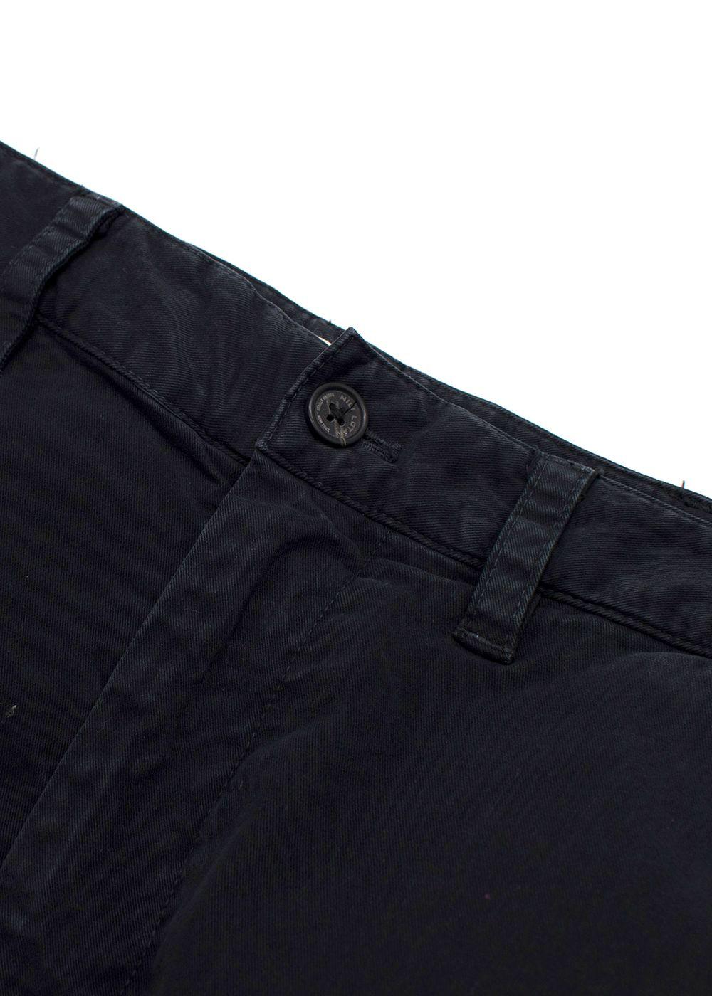 Nili Lotan Carbon Black High Waisted Eliot Boy Pant