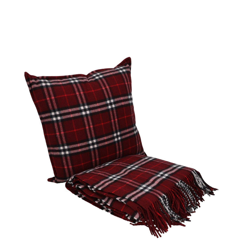 Burberry Check Cashmere Cushion and Blanket