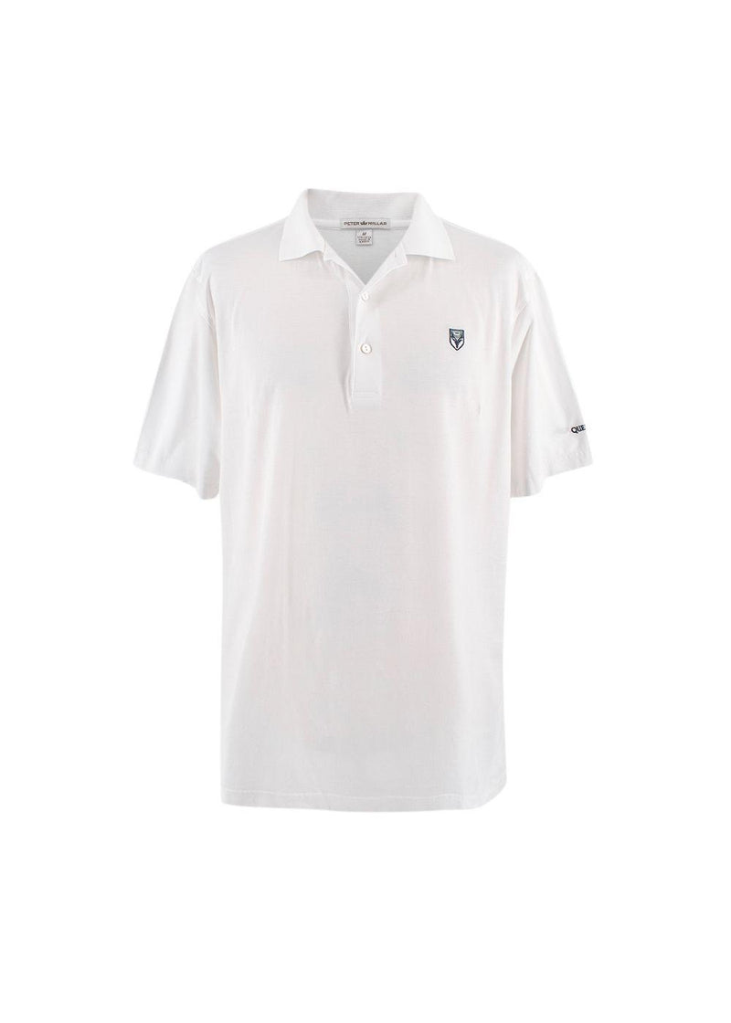 White Cotton Polo Shirt