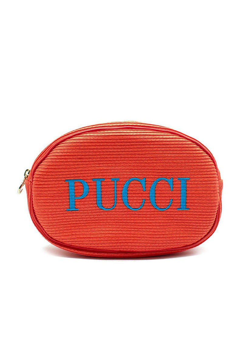 Emilio Pucci Orange Cosmetic Case