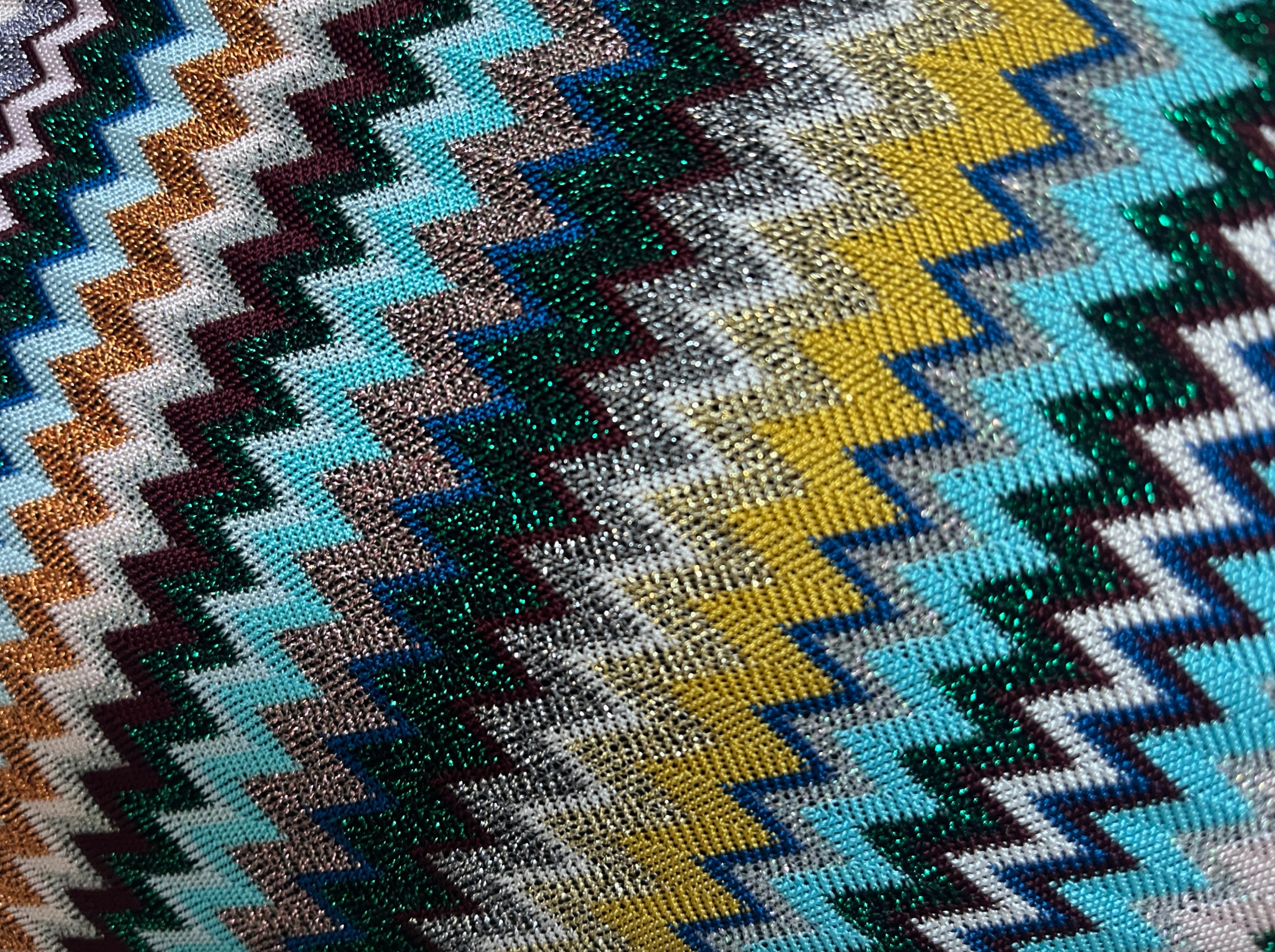 Missoni Multicolour Metallic Mini Dress