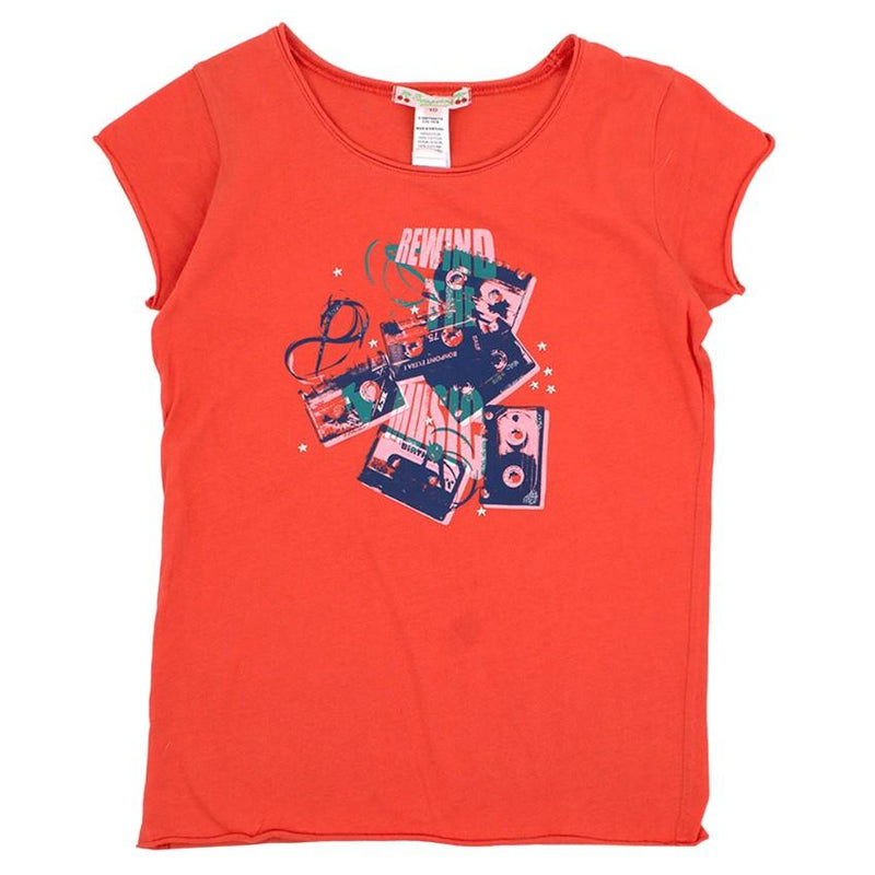 Bonpoint Girl's Pink Cotton T Shirt