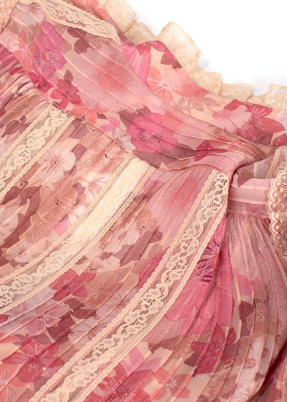 Zimmermann Concert pintuck-detail midi dress
