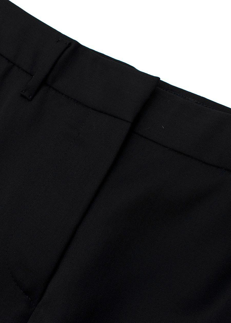 Black Straight Leg Trousers