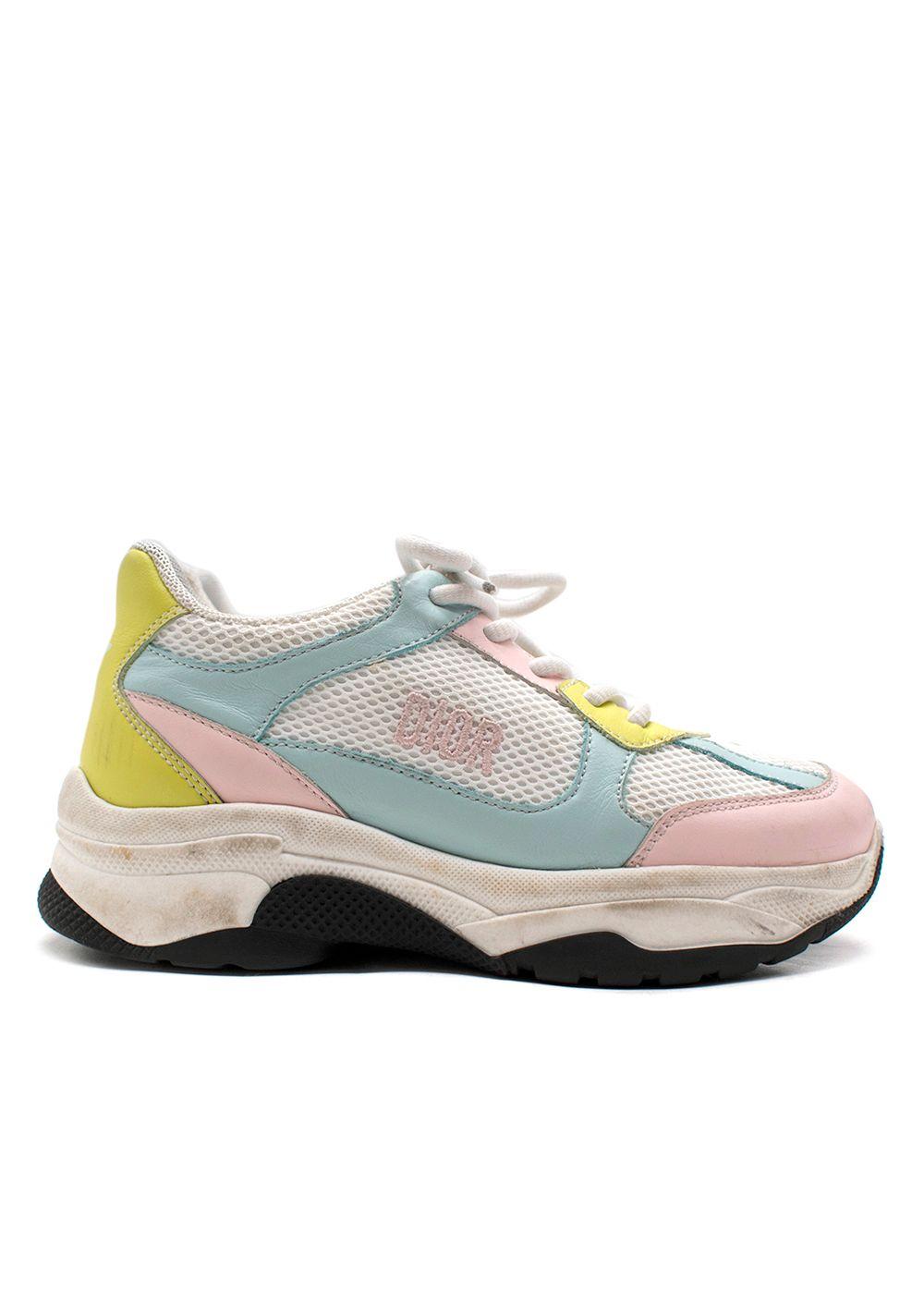 Dior Kids' Multicoloured Low Top Mesh Sneakers