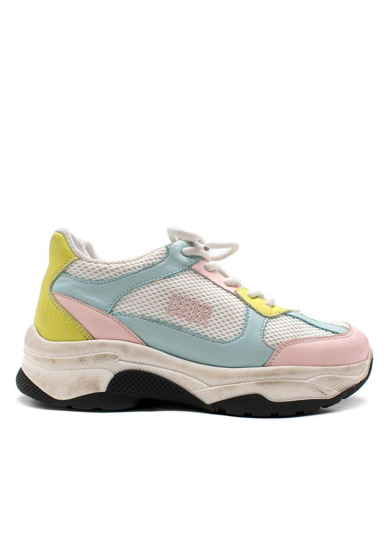 Dior Kids' Multicoloured Low Top Mesh Sneakers