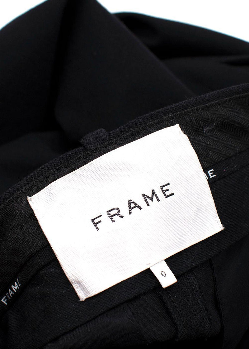 Frame Black Le Crop Mini Boot Trousers