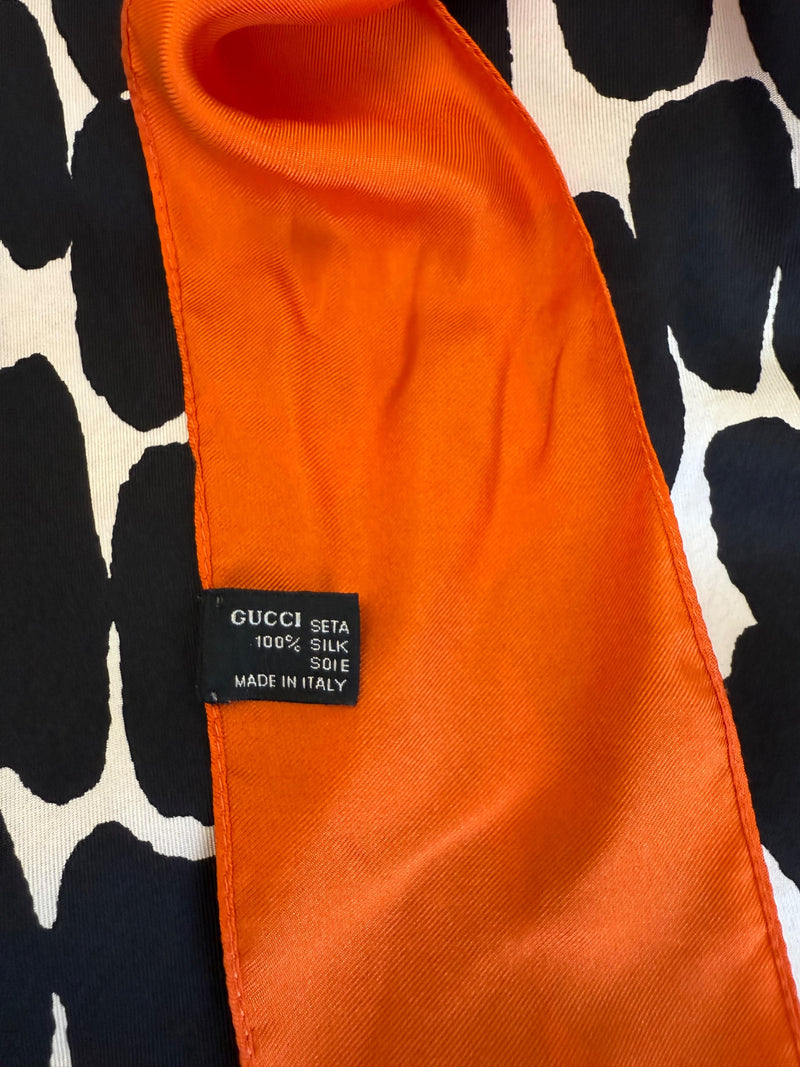 Gucci Printed Silk Halter Top