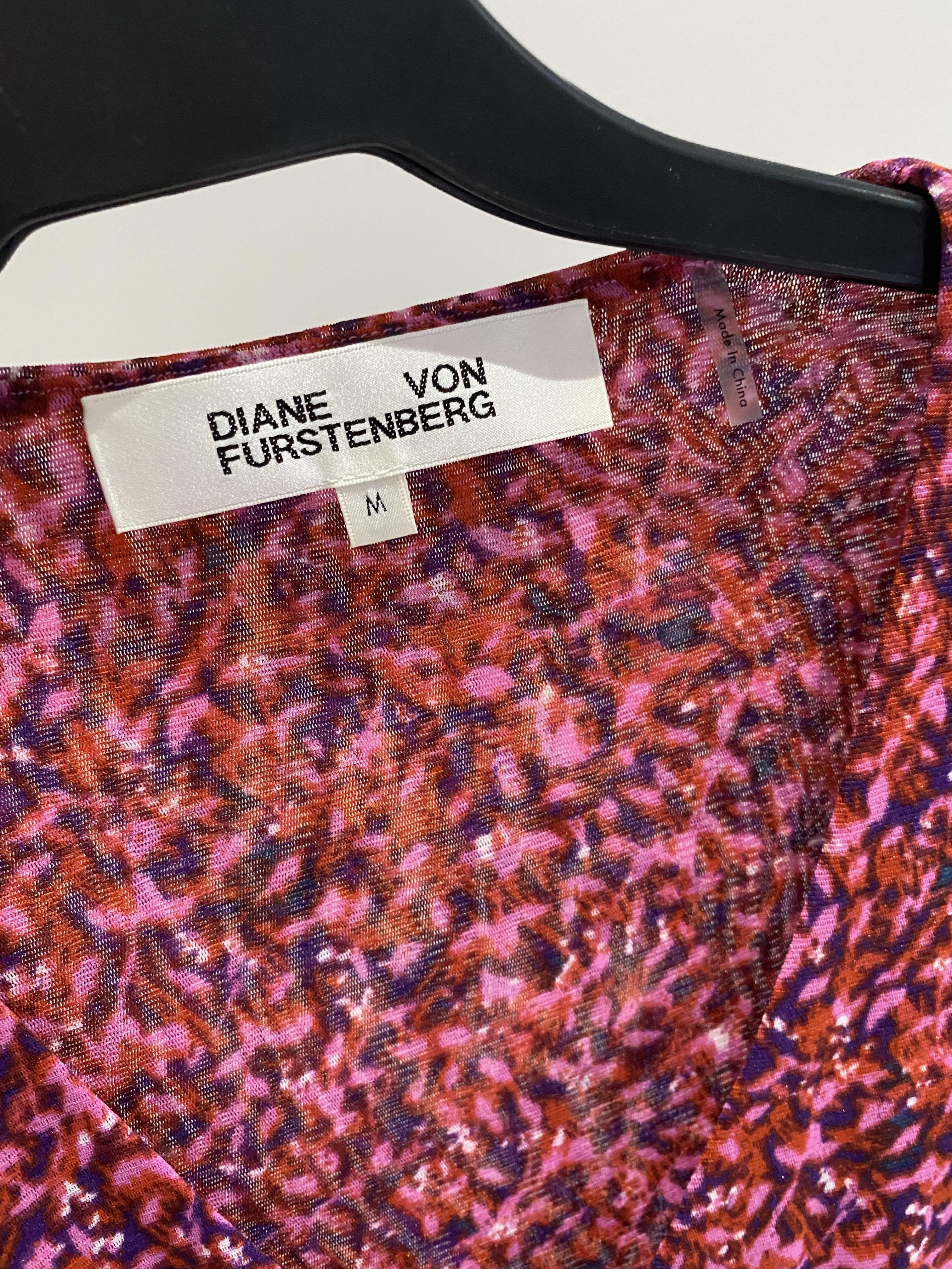 Diane von Furstenberg Alyssa Puff Long Sleeve Dress