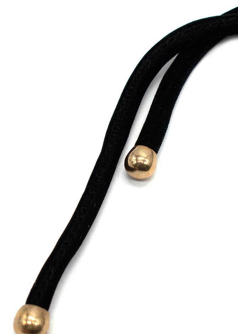 Tom Ford Statement Feather Necklace with Turquoise Stone