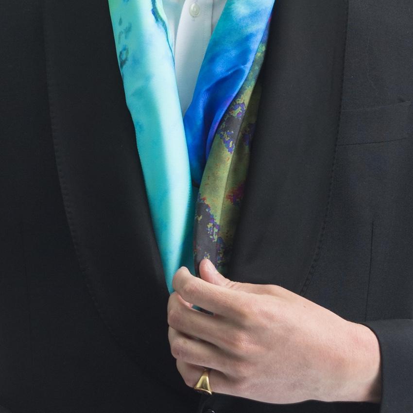 Rosemary Goodenough Twiggery IV Silk Scarf