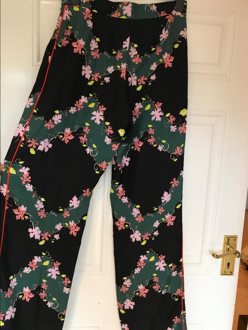 Emilio Pucci Silk Printed Trousers