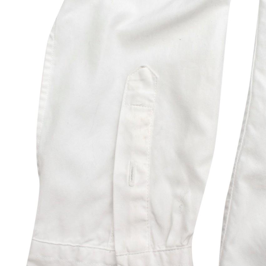 Ralph Lauren Polo White Cotton Long Sleeve Top