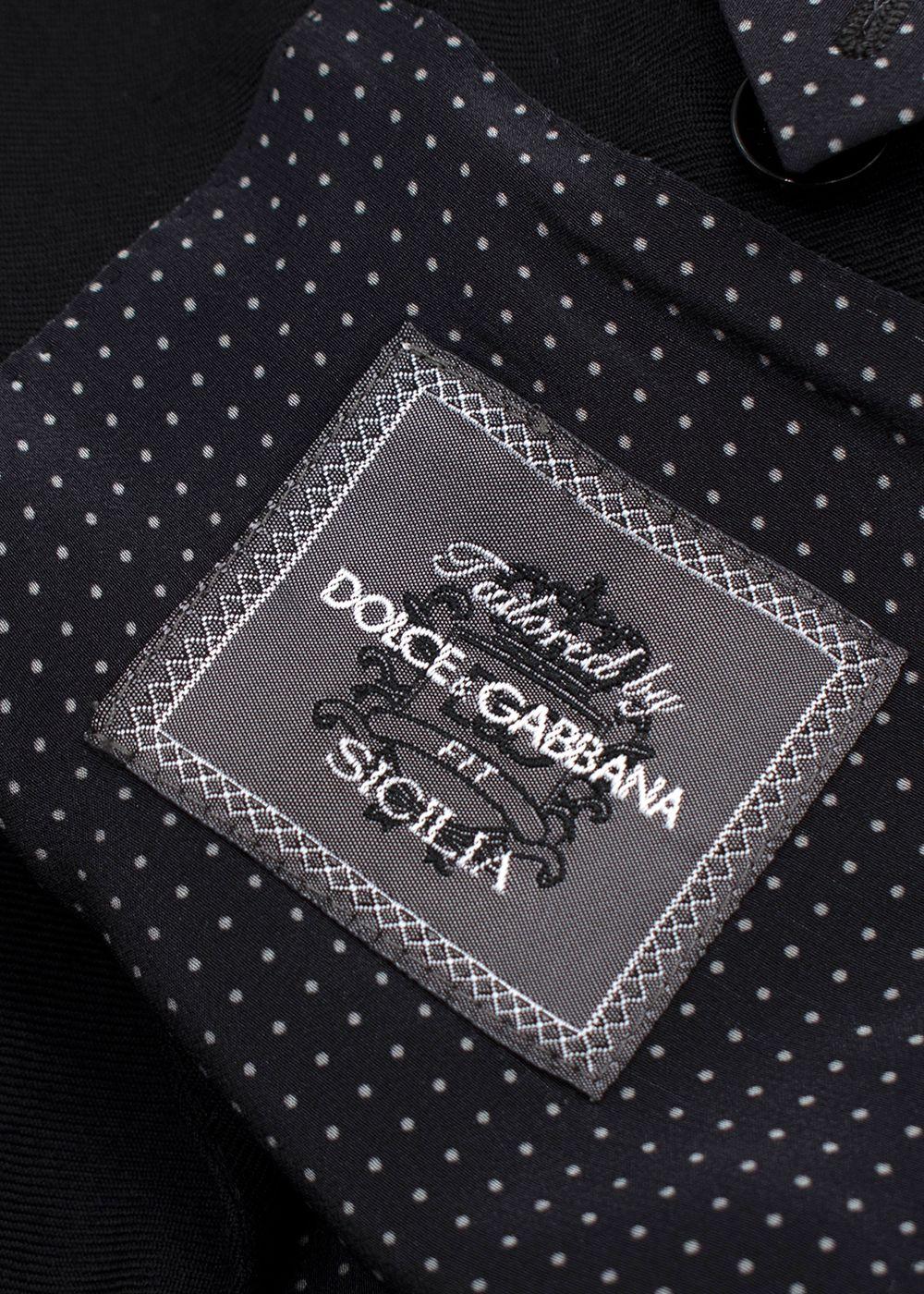 Dolce&Gabbana Black Cashmere Blend Blazer