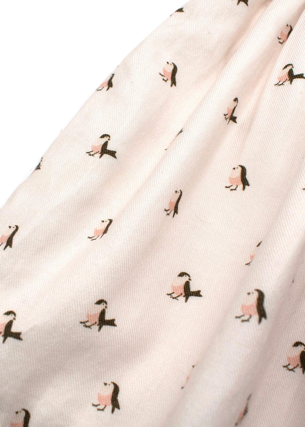 Kids 8Y Bird Print Cotton Blend Skirt