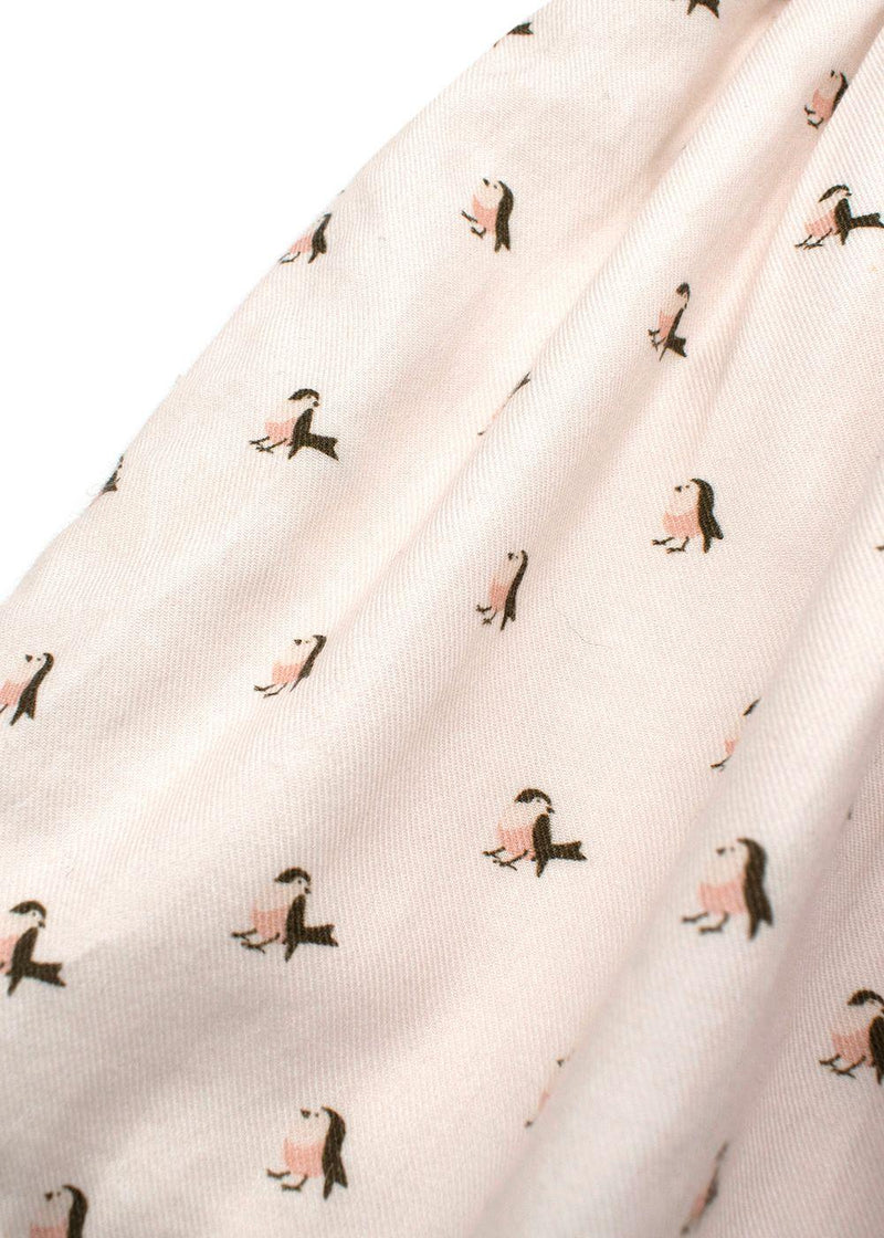Kids 8Y Bird Print Cotton Blend Skirt