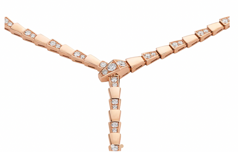 Bvlgari Rose Gold Serpenti Viper Necklace