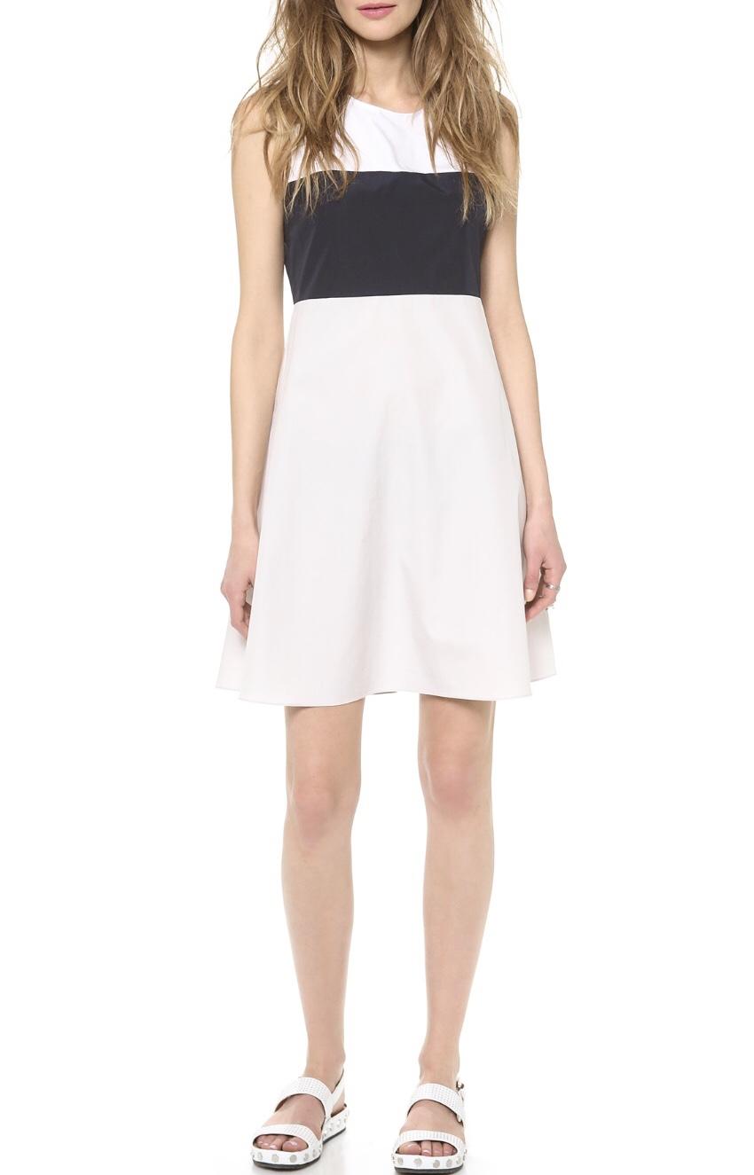 Joseph Colourblock Sleeveless Shift Dress