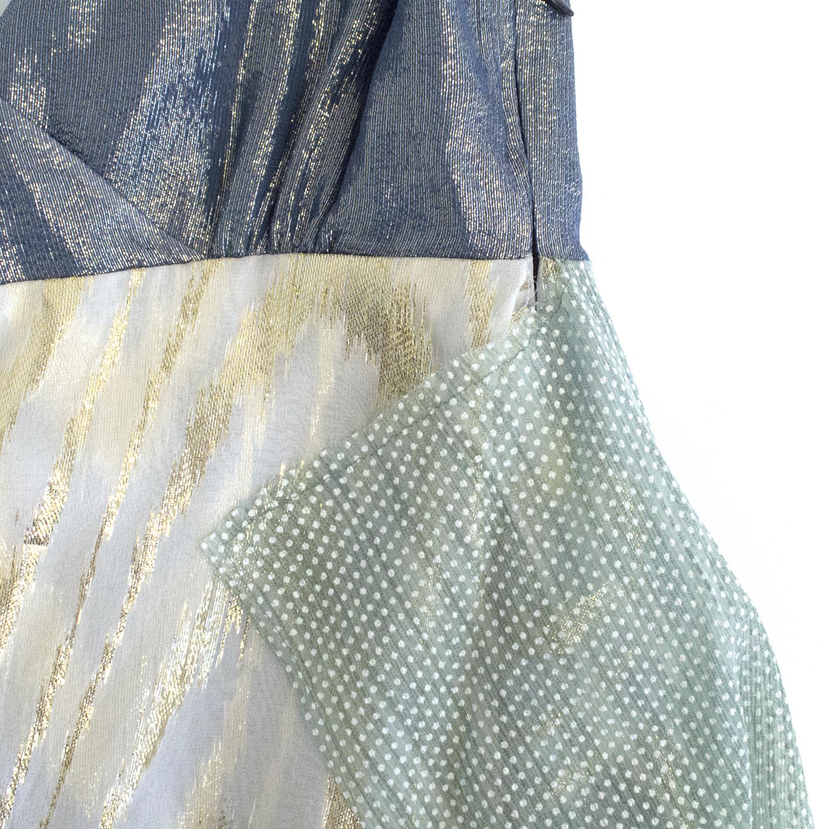 Gryphon iridescent scarf dress