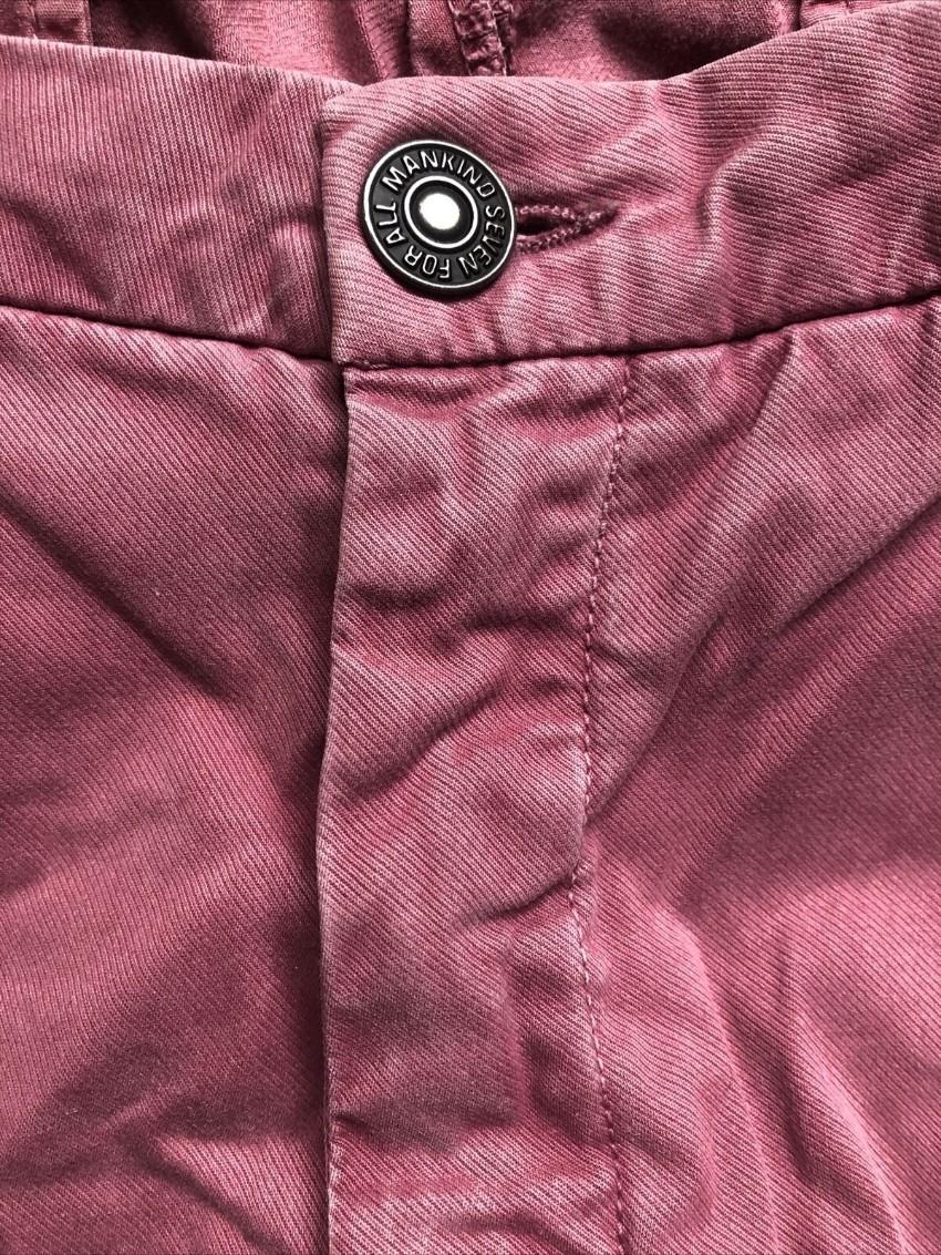 7 For All Mankind pink stretch drill chinos