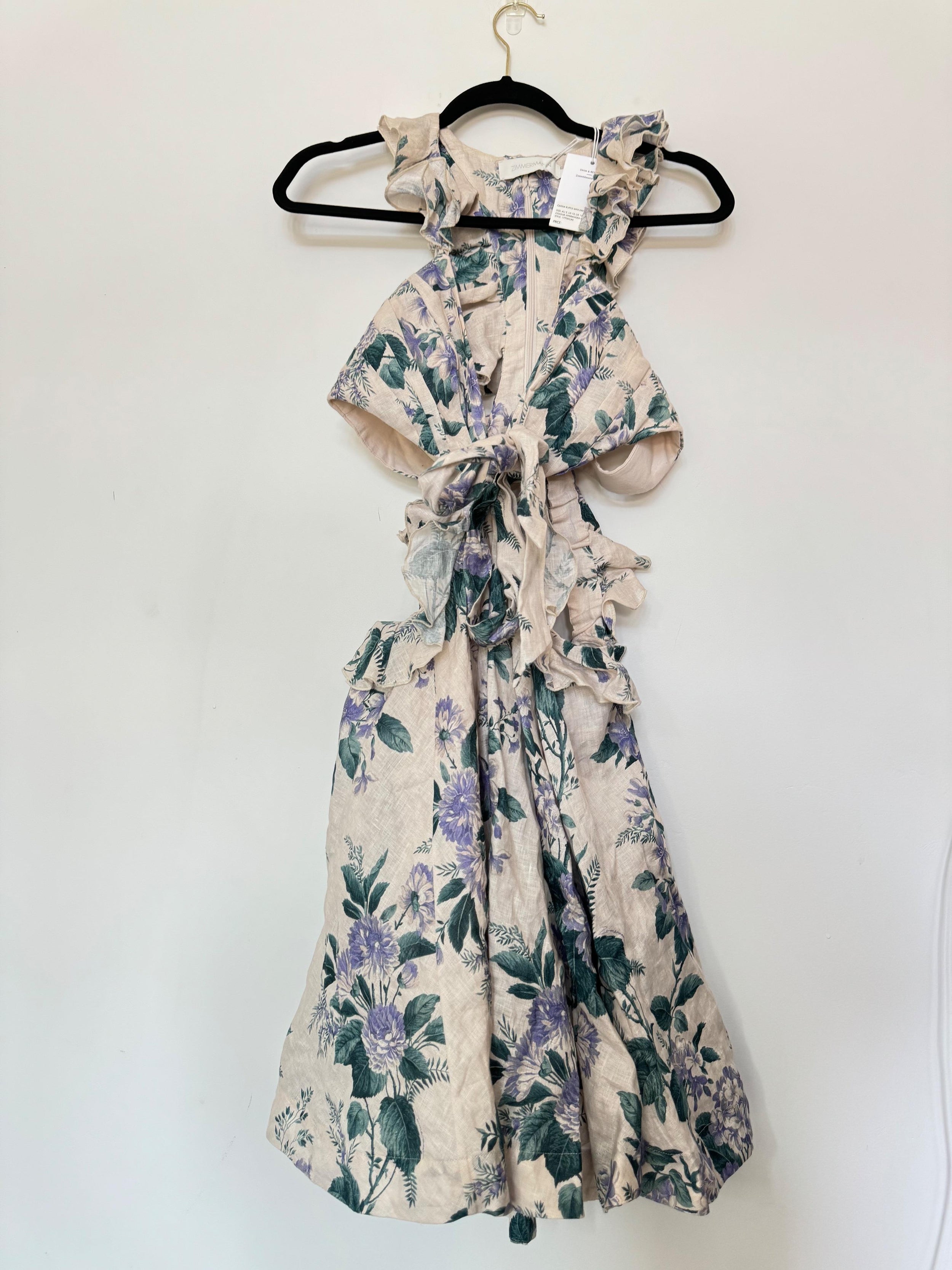 Zimmermann Floral Cassia Mini Dress