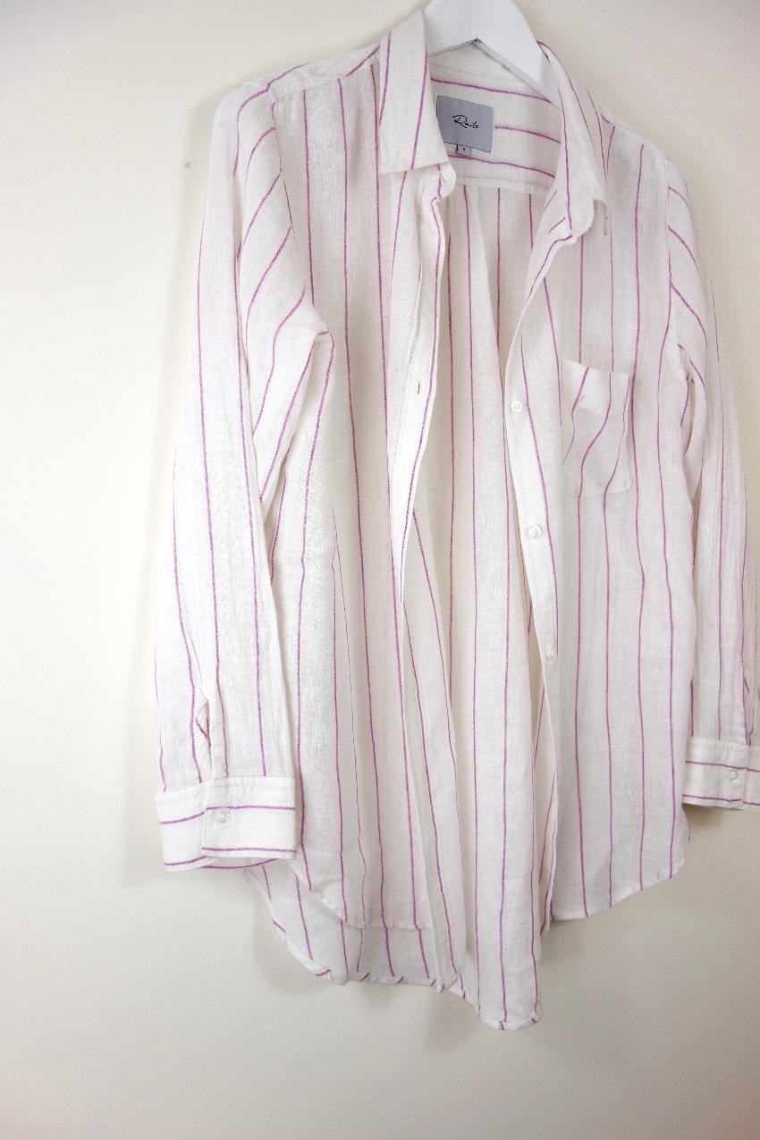 Rails Charli Skinny-Striped Shirt