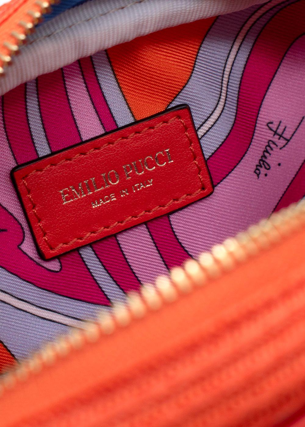 Emilio Pucci Orange Cosmetic Case
