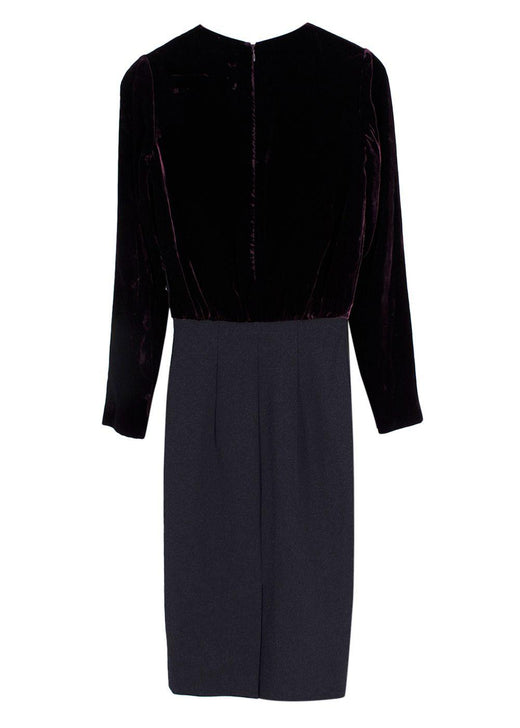 Tom Ford Purple Velvet Midi dress
