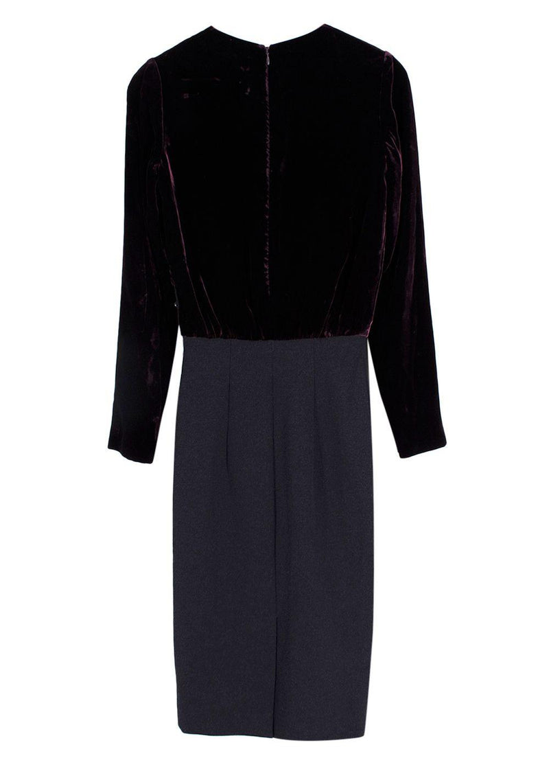 Tom Ford Purple Velvet Midi dress