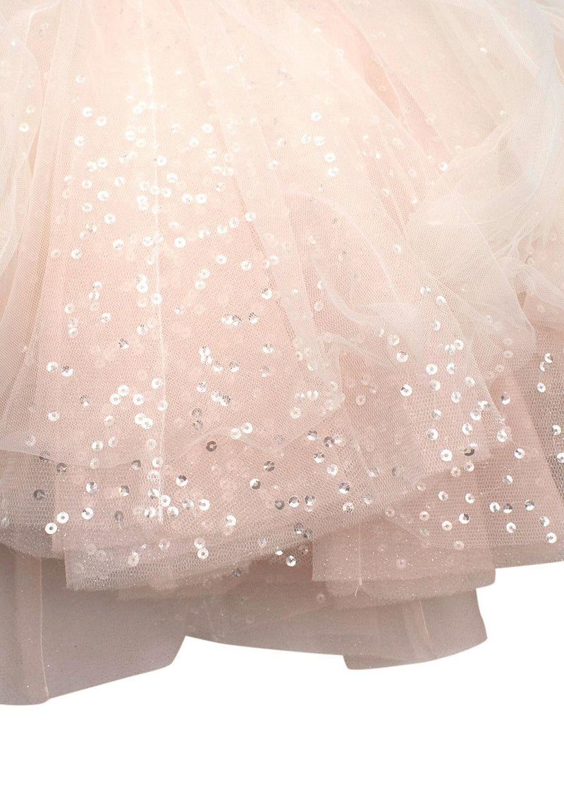 Sequin Tulle Pink Dress