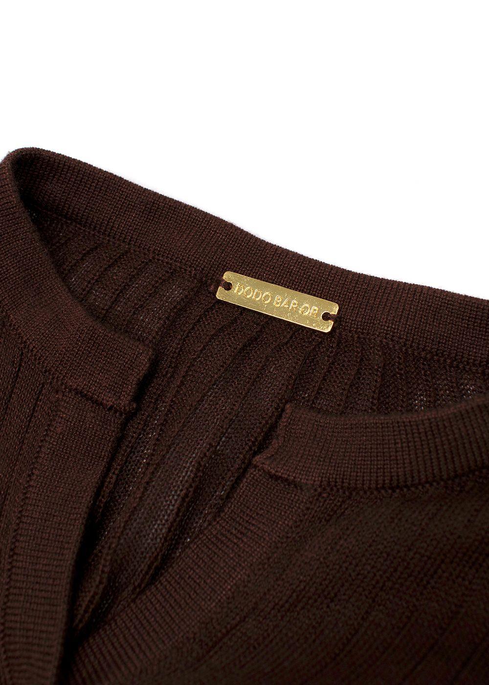 Dodo Bar Or Chocolate Brown Sheer Lubi Romper