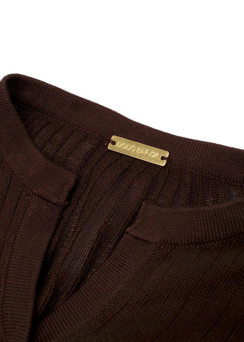 Dodo Bar Or Chocolate Brown Sheer Lubi Romper