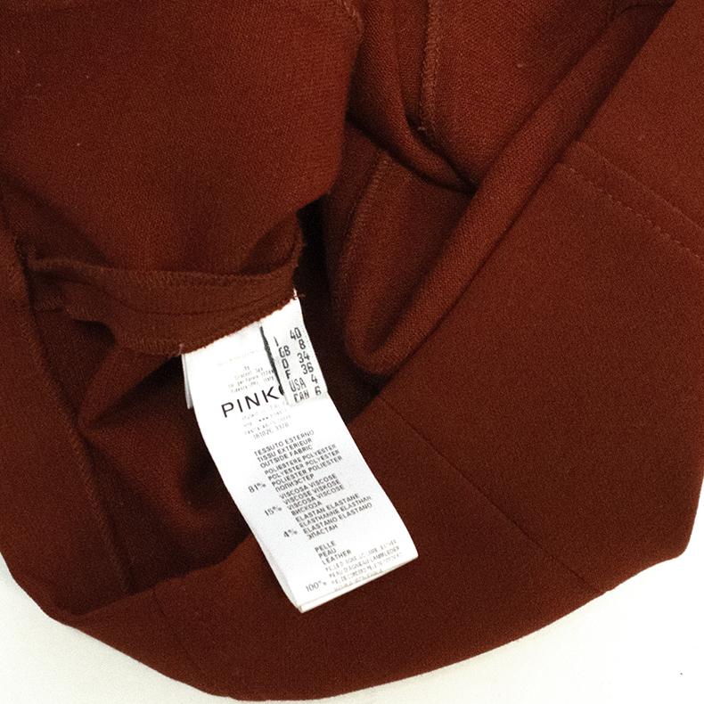 Pinko Burgundy Detail Dress