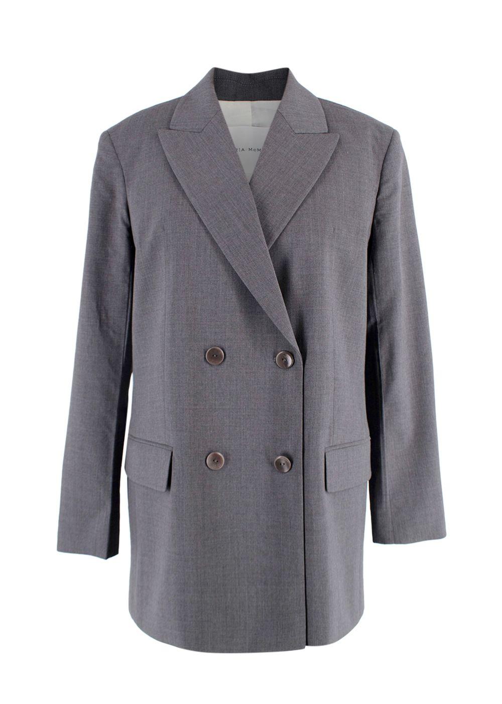 Maria McManus Grey Double Breasted Blazer