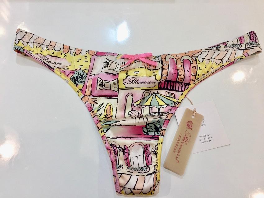 Blumarine Silk Thong