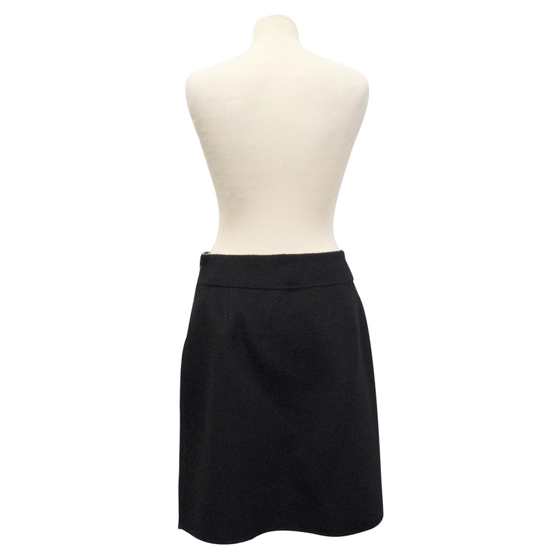 Episode Black woollen skirt