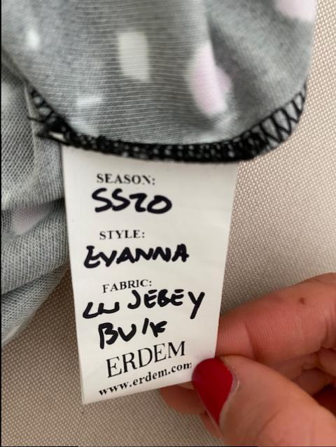 Erdem Evanna Jersey Maxi dress