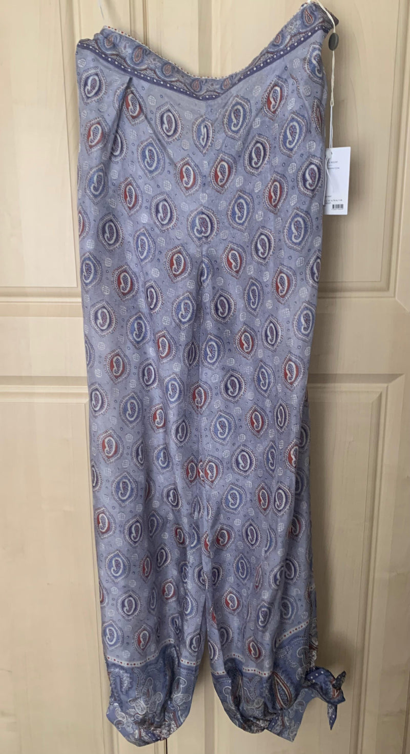 Paisley Print Cotton Pants