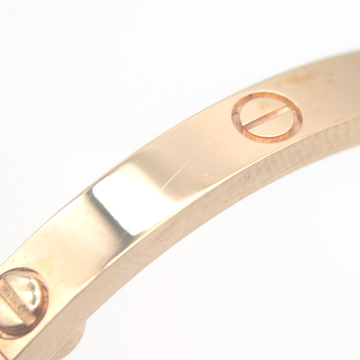 Cartier LOVE Bracelet, Small Model 15 with Box