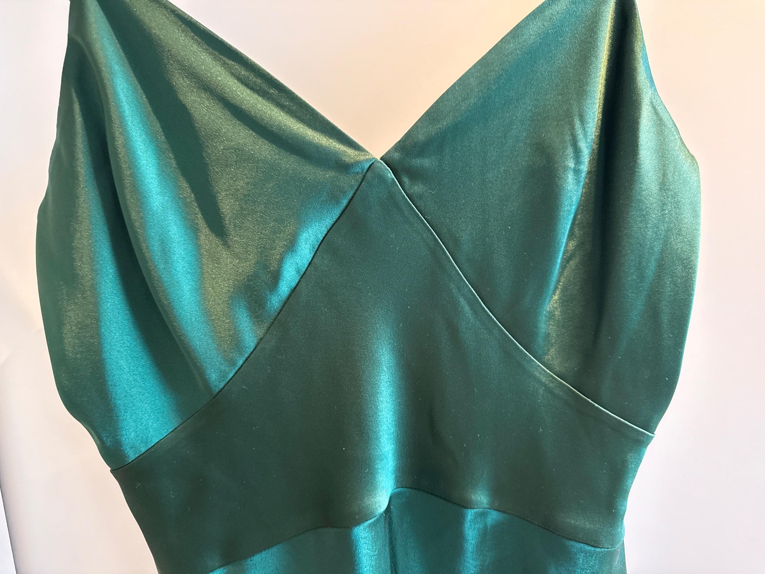 Ralph Lauren Green Maxi Slip Dress