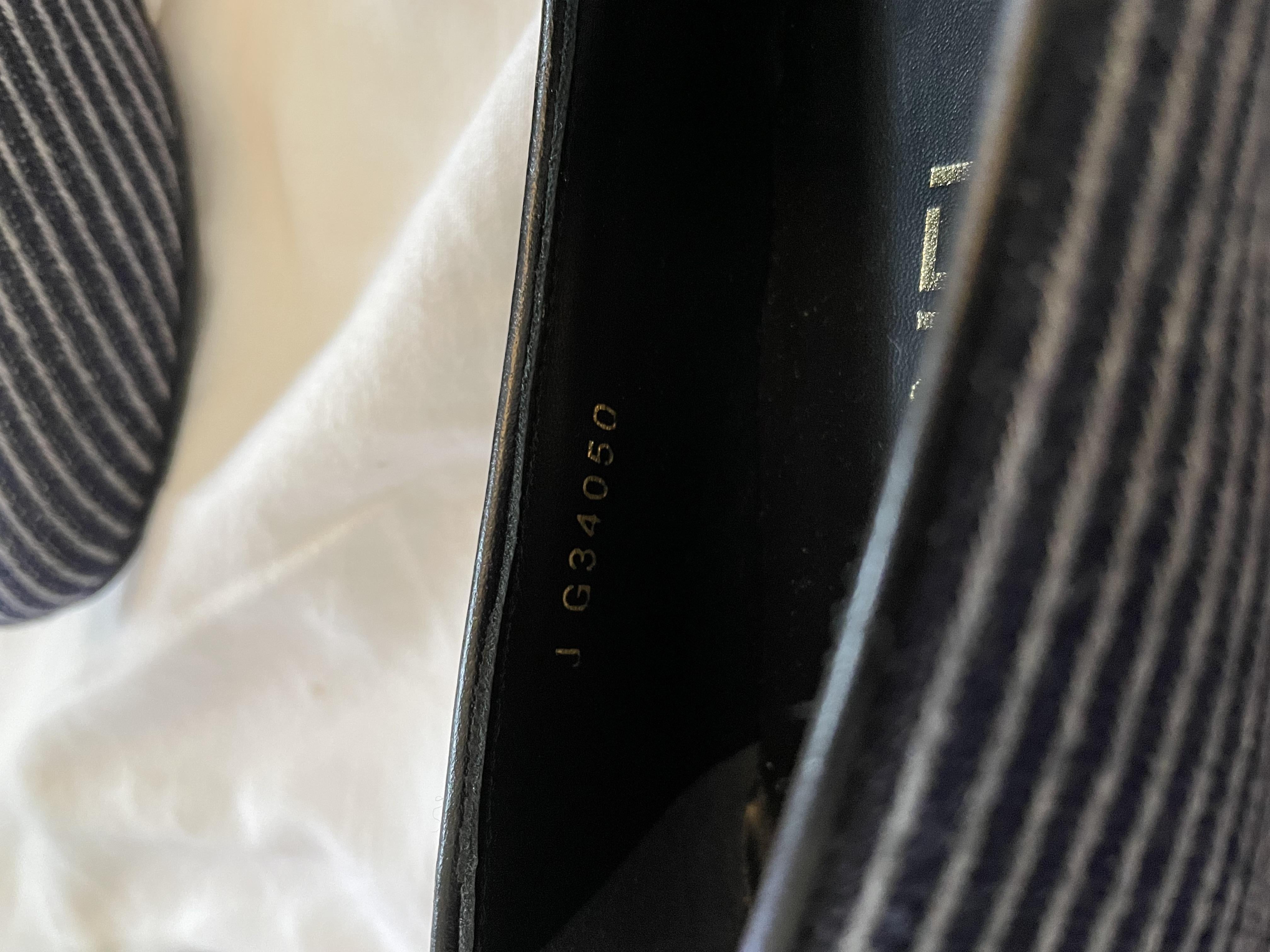 Chanel Striped Room Service CC Loafers