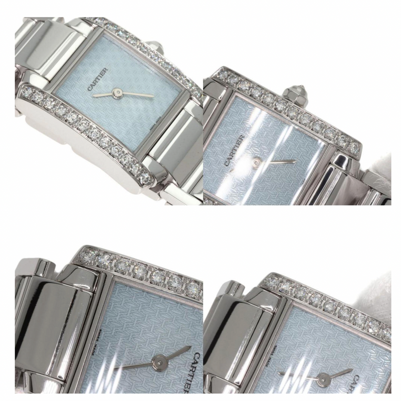 Cartier Tank Française Cadran C Motif White Gold Watch