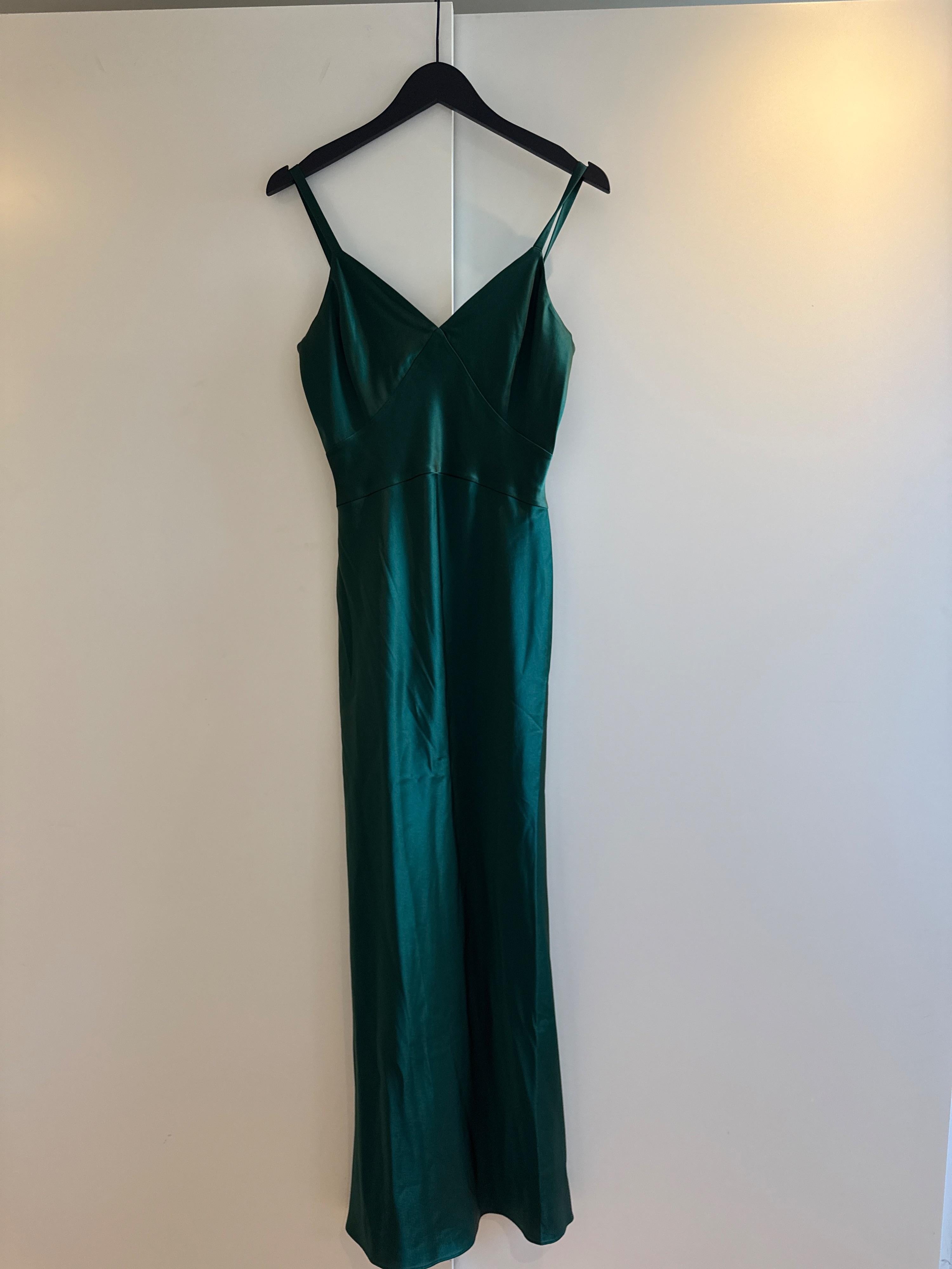 Ralph Lauren Green Maxi Slip Dress