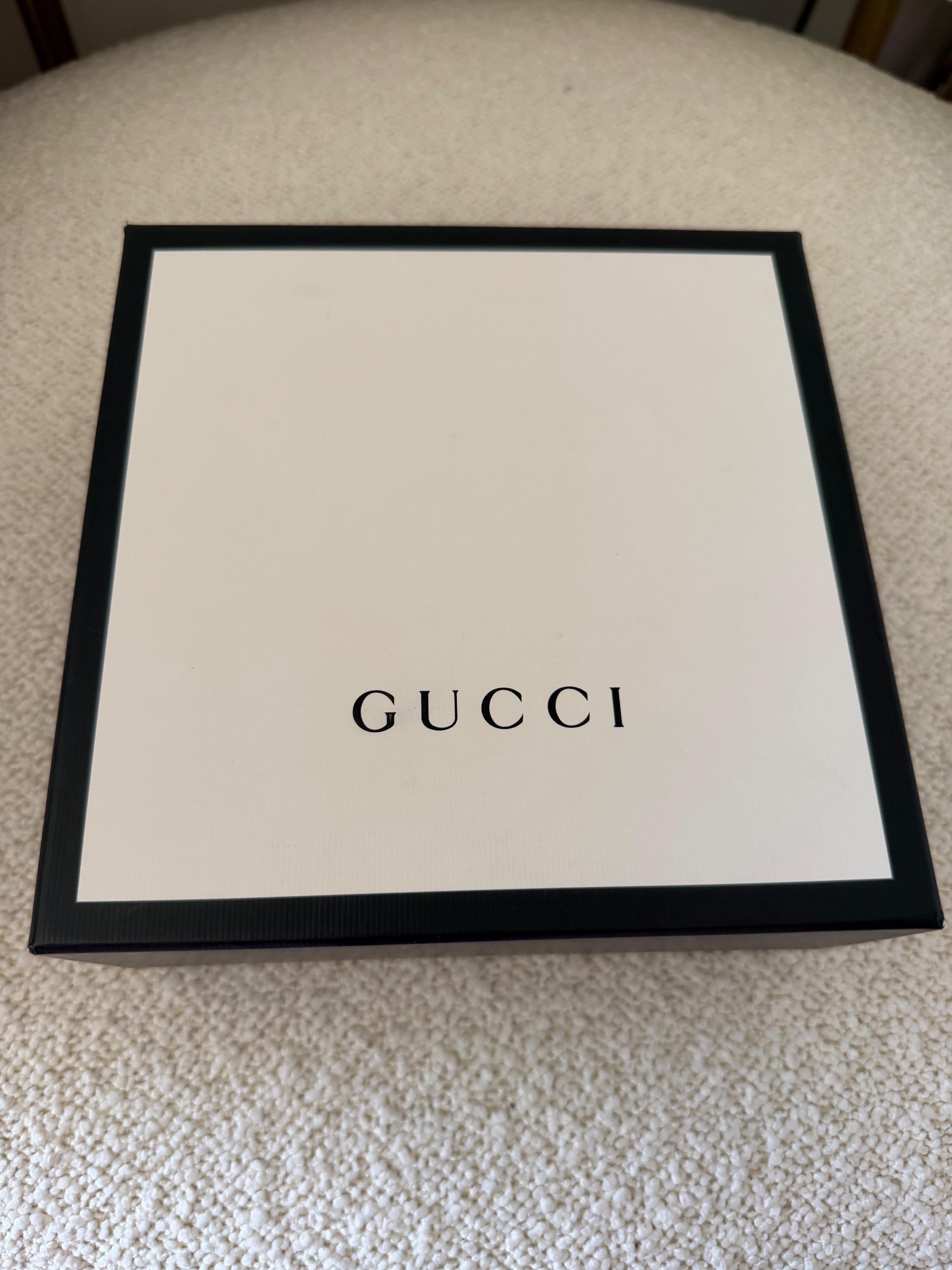 Gucci Black Leather Belt