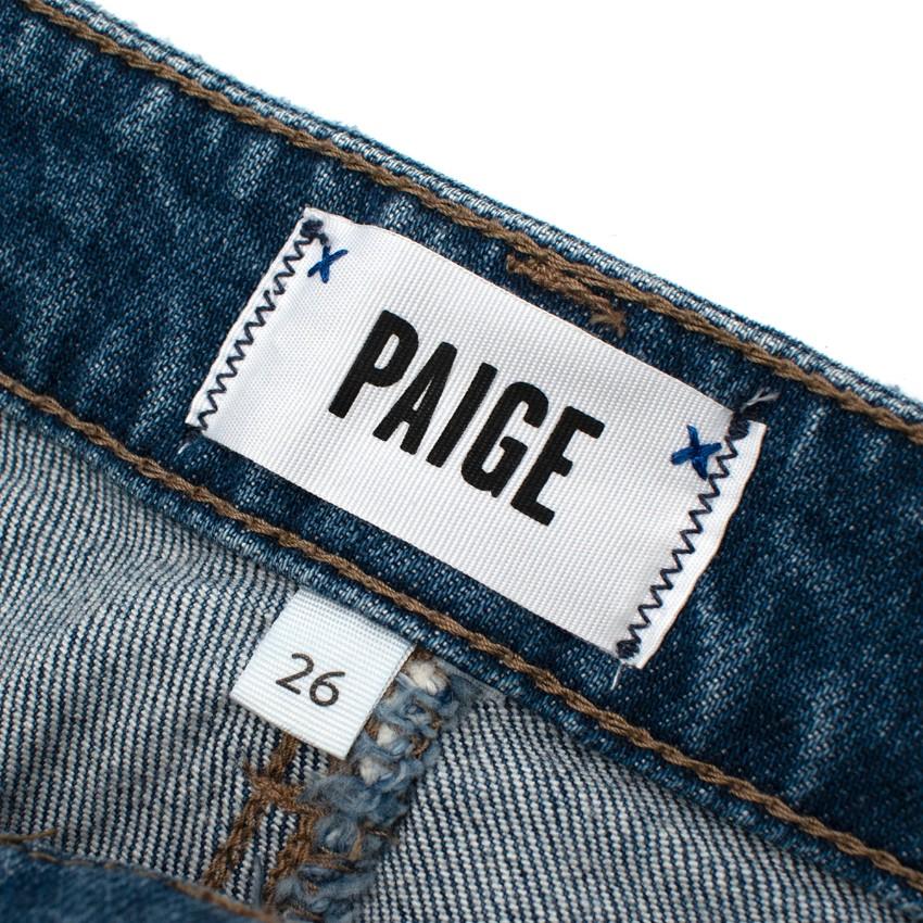 Paige Blue Denim Sarah Longline Shorts