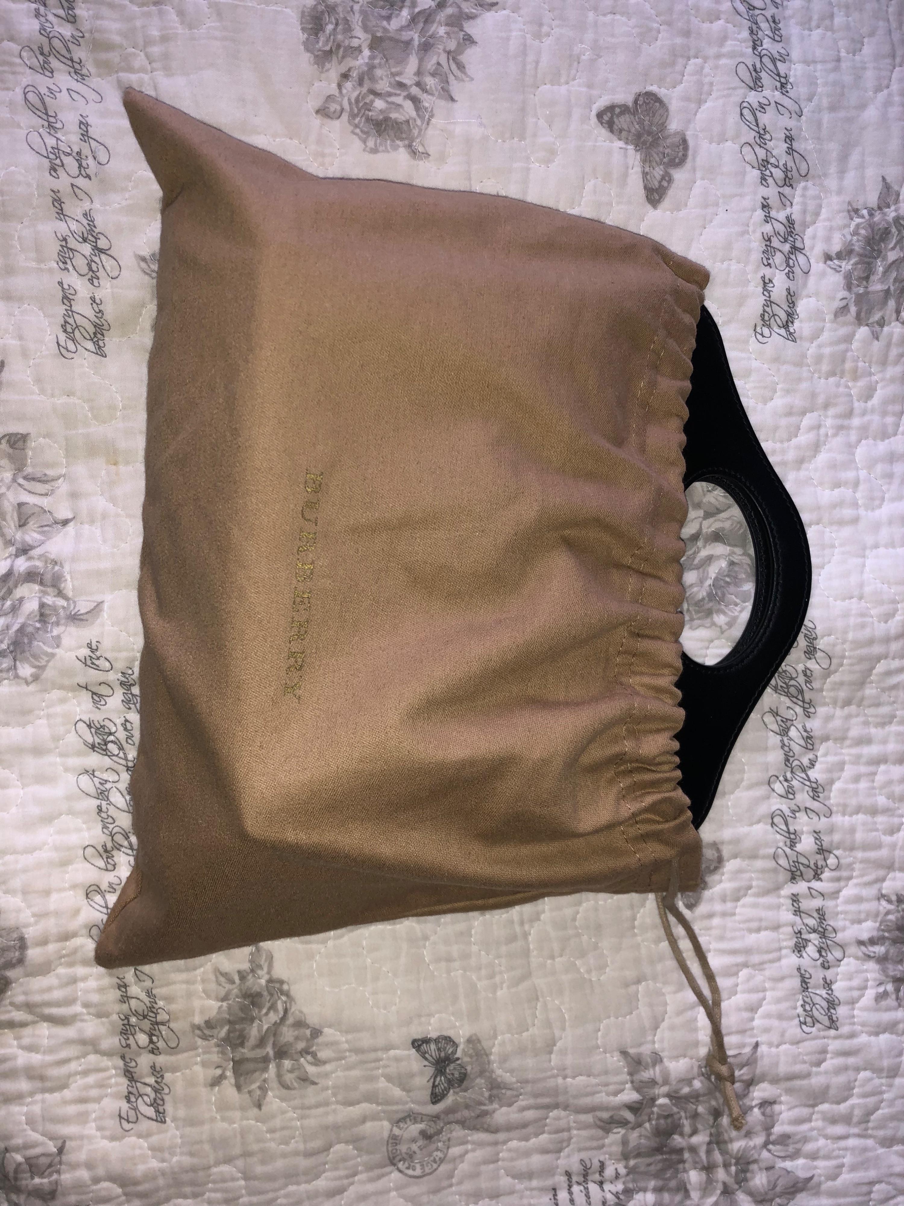 black & red canvas Pocket bag