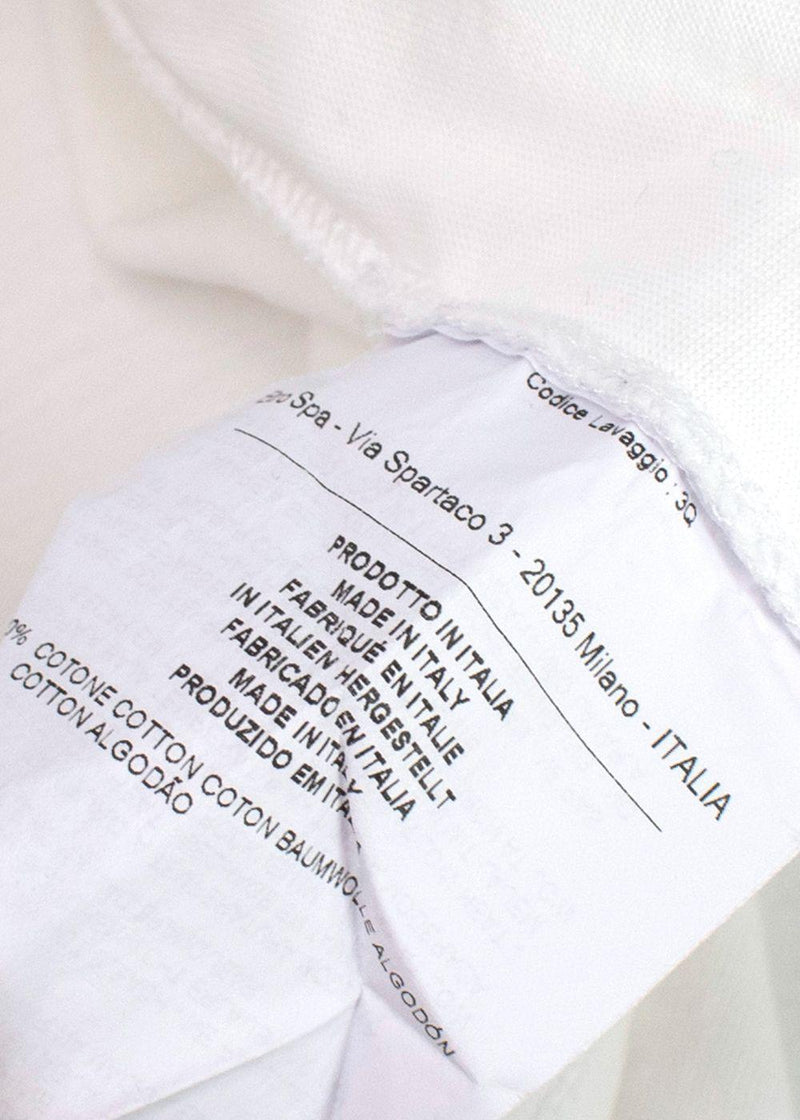 Etro White Cotton Vino da Tavola T-Shirt