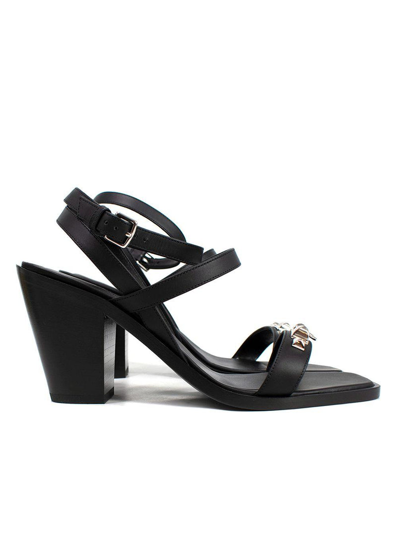 Hermes Black Leather Ivresse Sandals