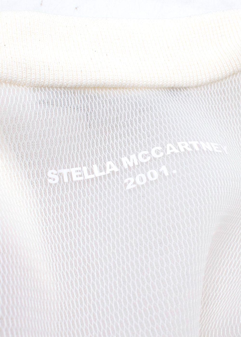 Stella McCartney Cream Netted Bomber Jacket