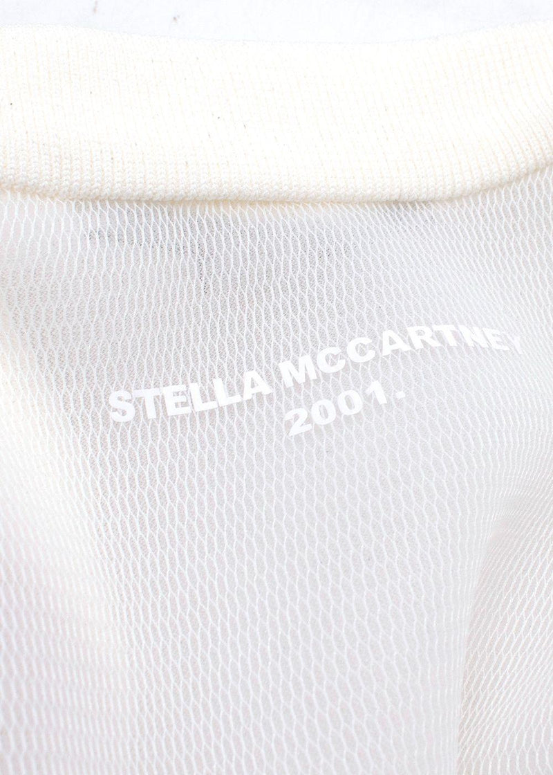 Stella McCartney Cream Netted Bomber Jacket